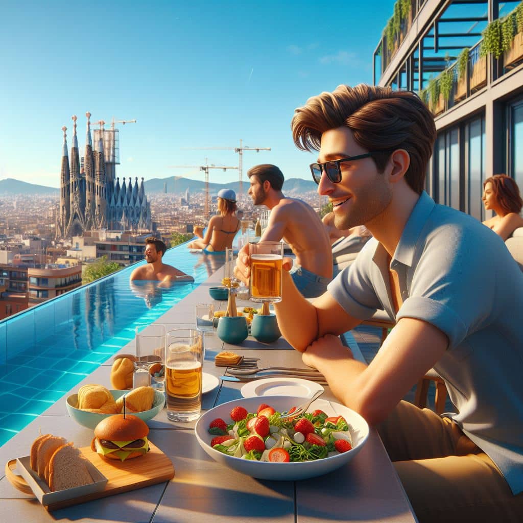 rooftop piscina barcelona