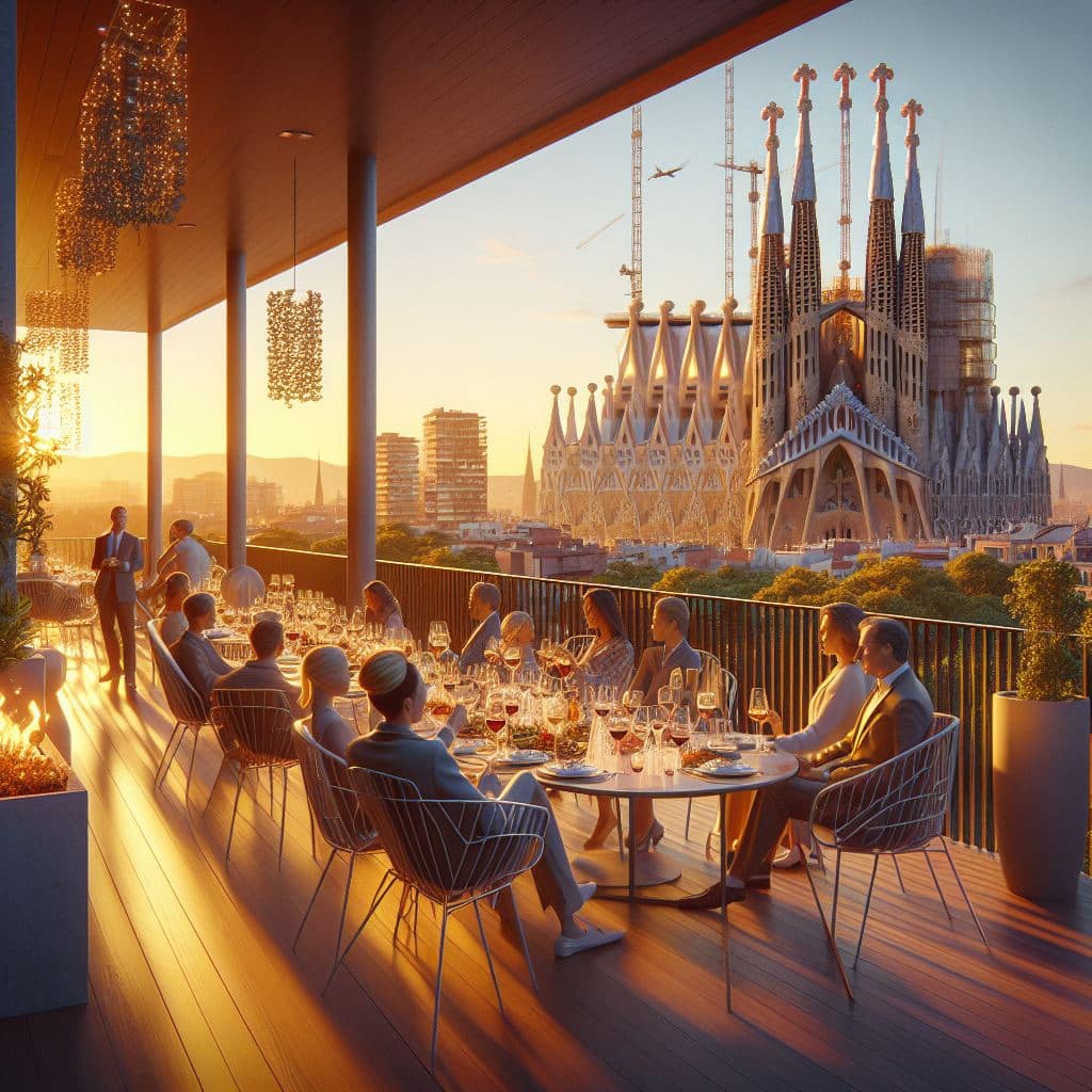 terrazas de lujo y elegantes en barcelona